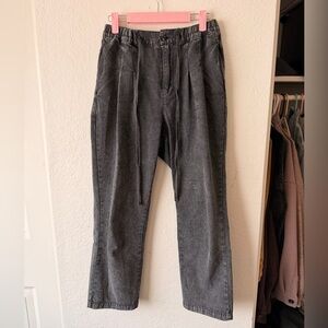 Three Bird Nest Thalia Pleated Drawstring Pants - Black